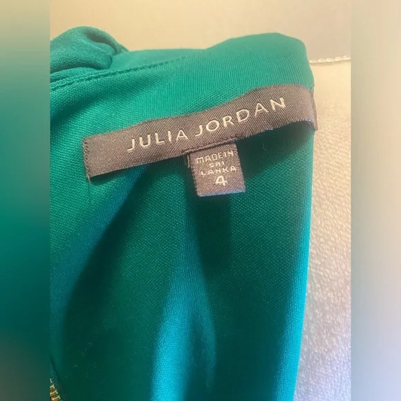 Julia Jordan Pleated Ruffle Front Sheath Dress - Picture 4 of 7